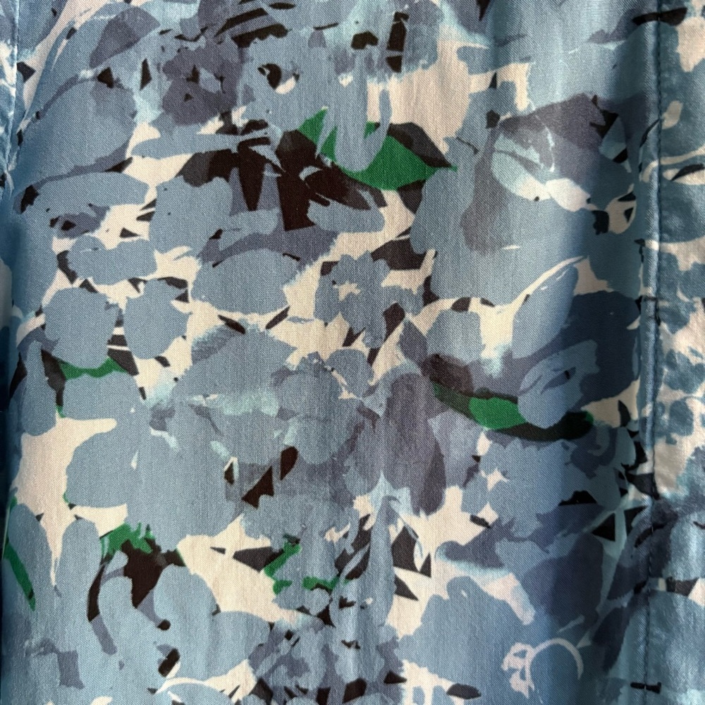 Simons Blue Floral Long Sleeve Dress - Picture 3 of 6